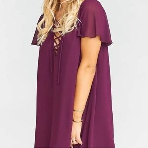 ShowMeYourMuMu Kylie LaceUp Mini Dress